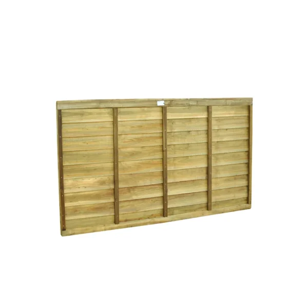 0.9m x 1.83m (3′) Green Treated Herts Lap Fence Panel