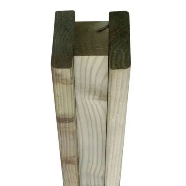 Jacksons H/D Slotted Intermediate Fence Post 2700mmx120x124mm