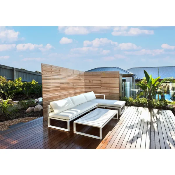 The Himley Cedar single Slatted Fence Panel – Various Sizes